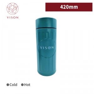 《VISON専用》VC2【タンブラー 緑 浄水カートリッジ付き 420ml】1箱5個