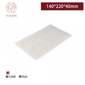 《VISON専用》I29【テイクアウト用 耐油/スナック袋 140*220*40mm】-1箱5000枚 ~台湾製 高品質~ 