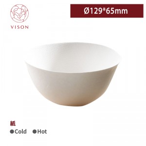 《納品まで約2週間》《VISON専用》W16【WASARA ボウル 500ml Ø129*65 mm】1箱800個